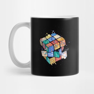 Love rubik awesome art space funny tee Mug